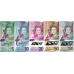(575) ** PN56-60 Eastern Caribbean 5,10,20,50 & 100 Dollars (5 Notes) Year 2021
